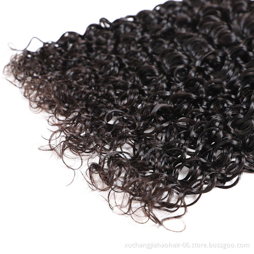 10a 12a 100% brazilian human hair water wave human hair extensions natural wave hair bundles 8-32 inches with 13*4 lace frontal